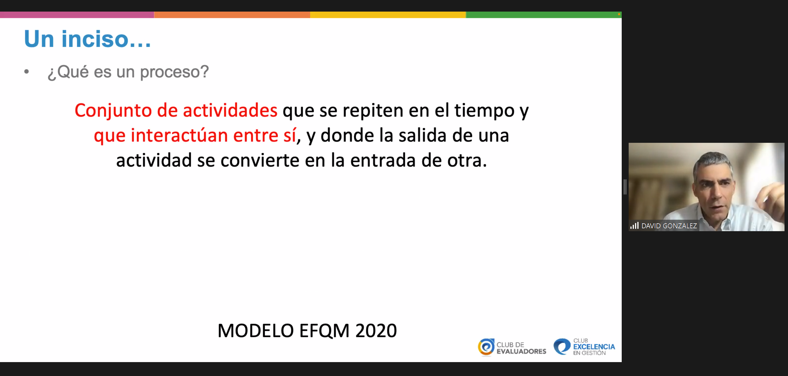 ¿Dónde están los procesos en el Modelo EFQM 2020?