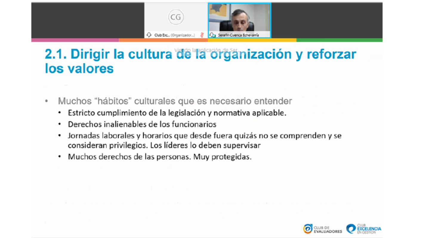 Webinar Club de evaluadores: Aspectos prácticos a tener en cuenta en una evaluación en la Administración Pública