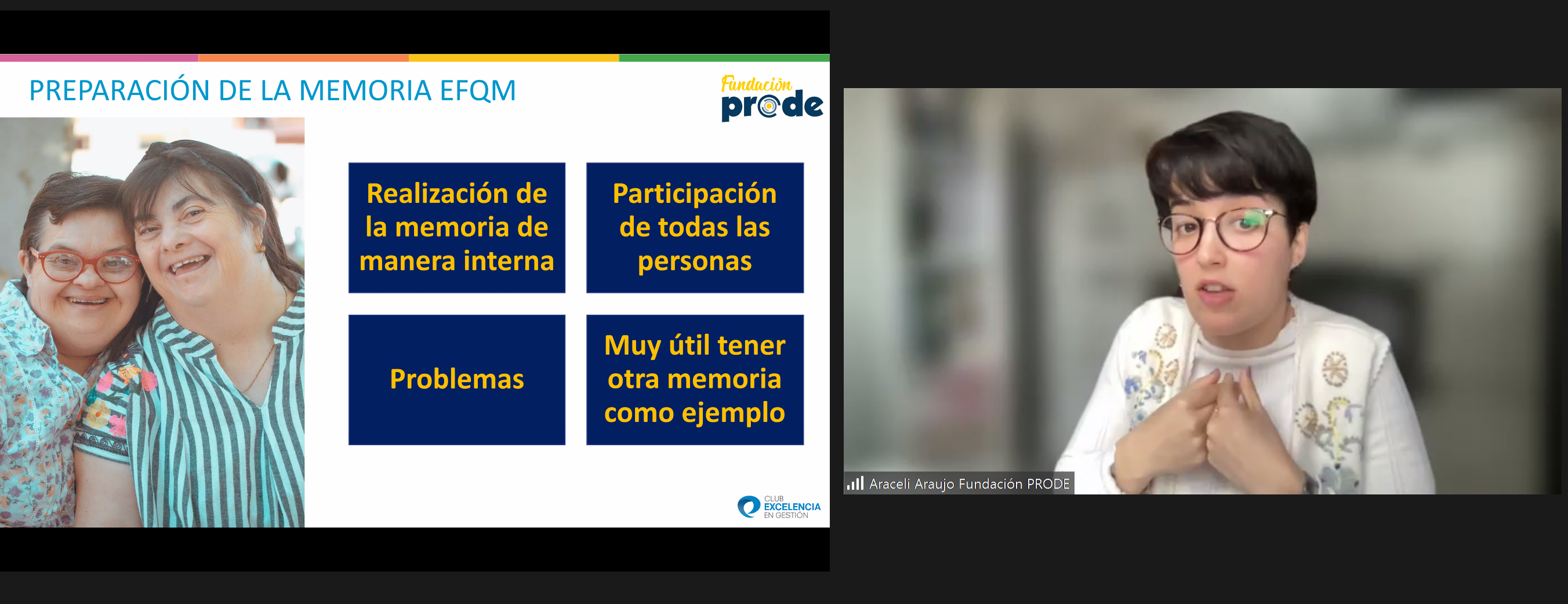 Foro Sello EFQM - Socios Estándar: Así fue nuestra evaluación con el Modelo EFQM 2020 