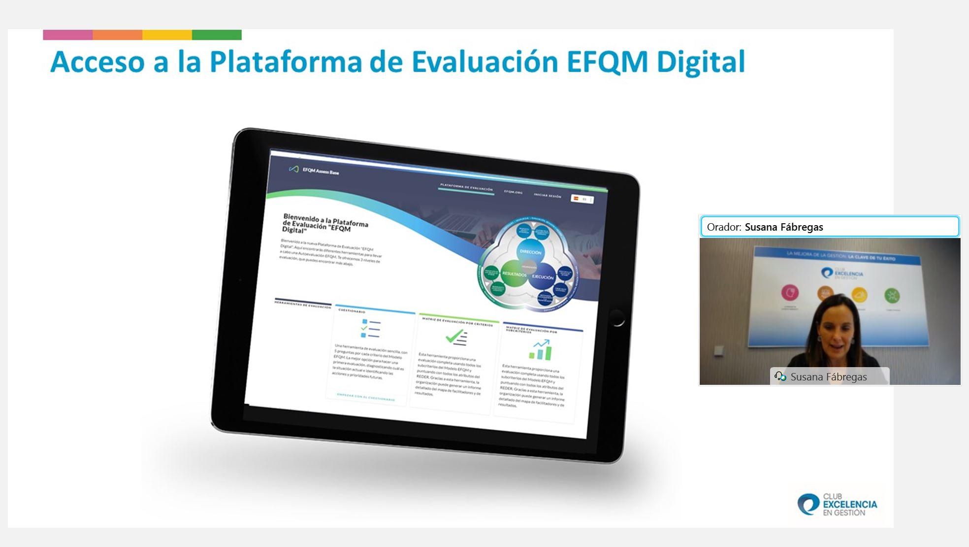 Webinar: El Modelo EFQM y la Plataforma de Evaluación EFQM Digital