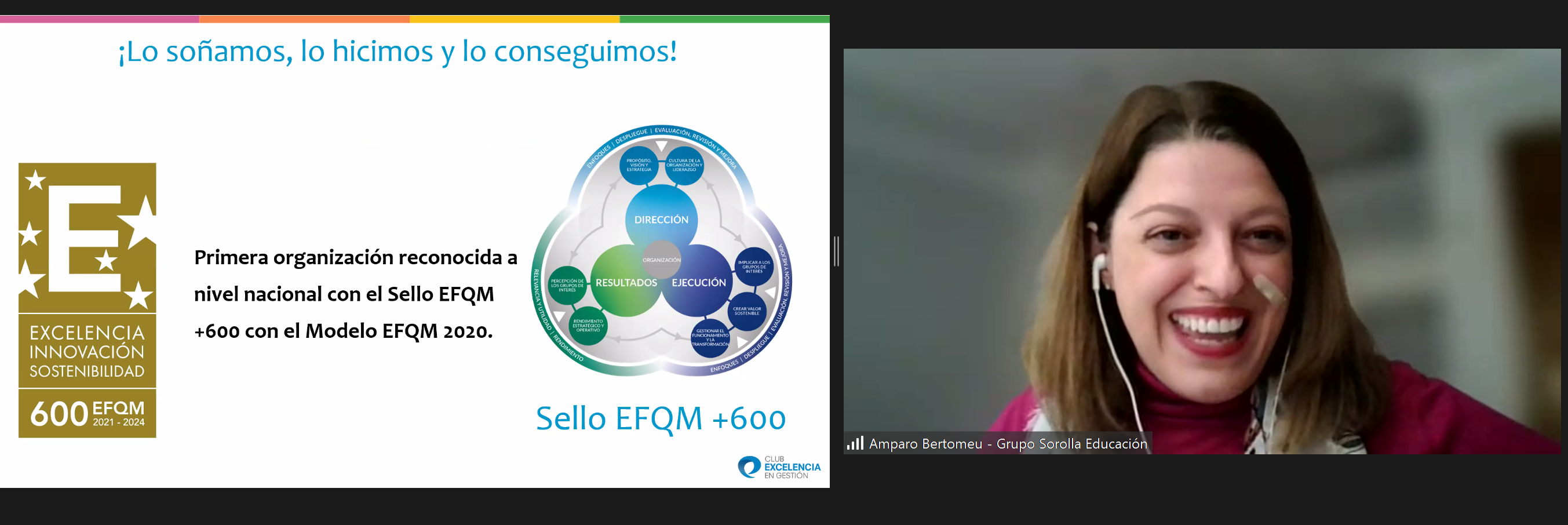 Foro Sello EFQM - Socios Estándar: Así fue nuestra evaluación con el Modelo EFQM 2020 