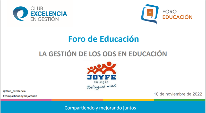 Foro de educación: La Gestión de los ODS en educación