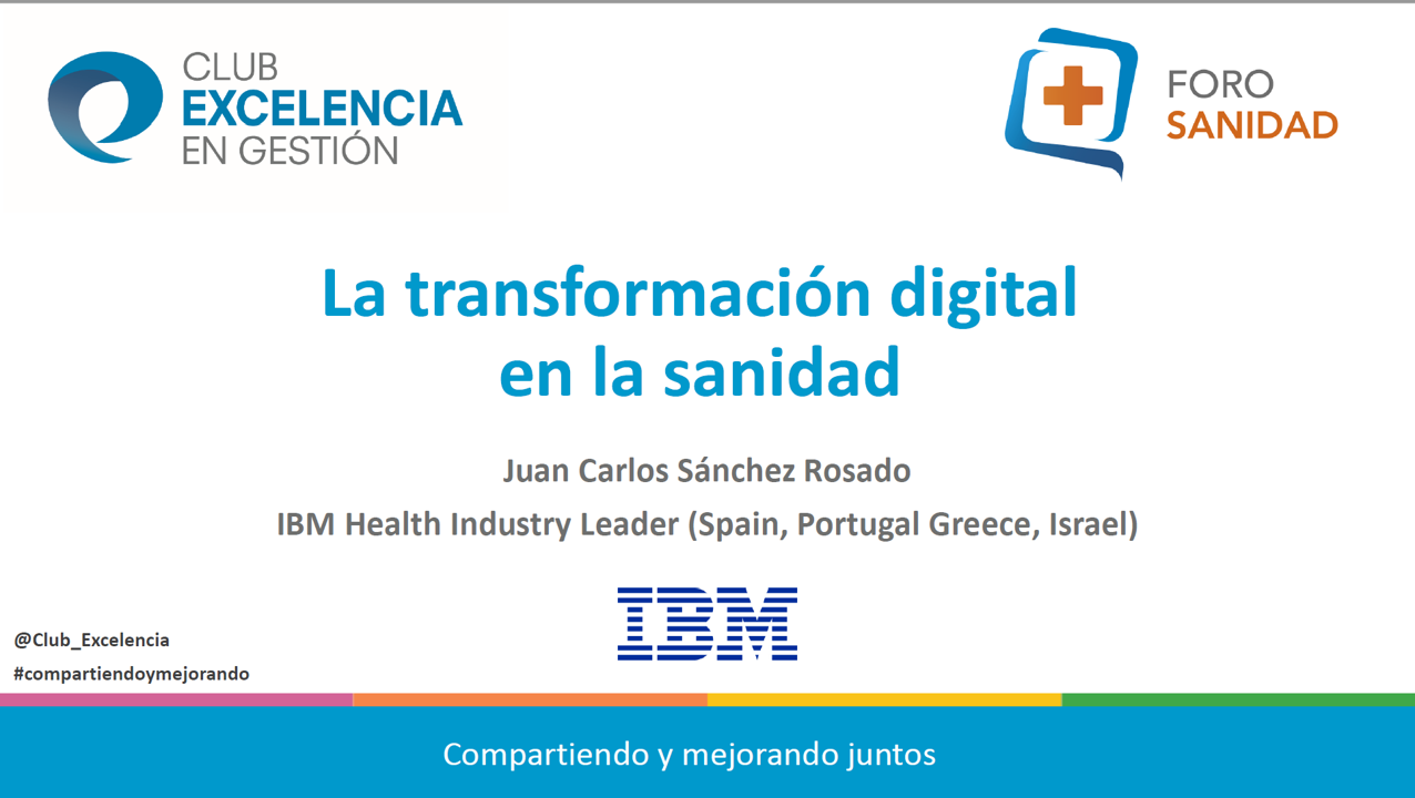 1- Conferencia Inicial- La transformación digital en el sector sanidad
