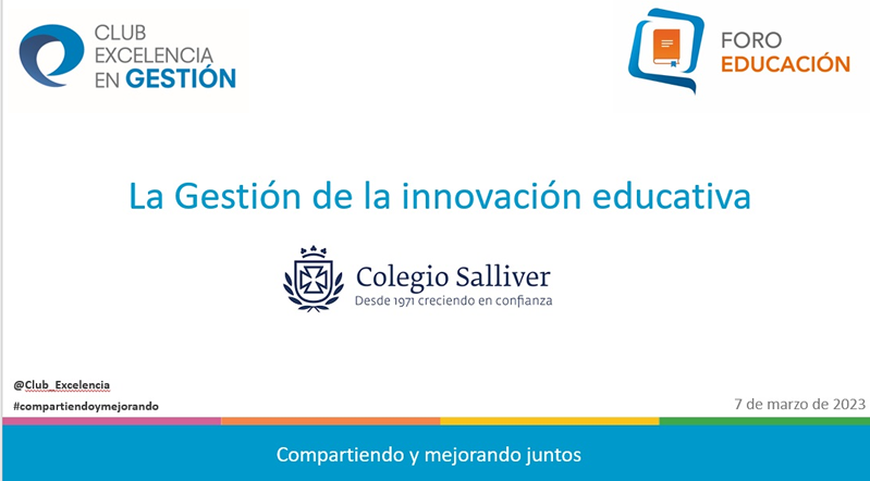 Foro de Educación: La Gestión de la innovación educativa