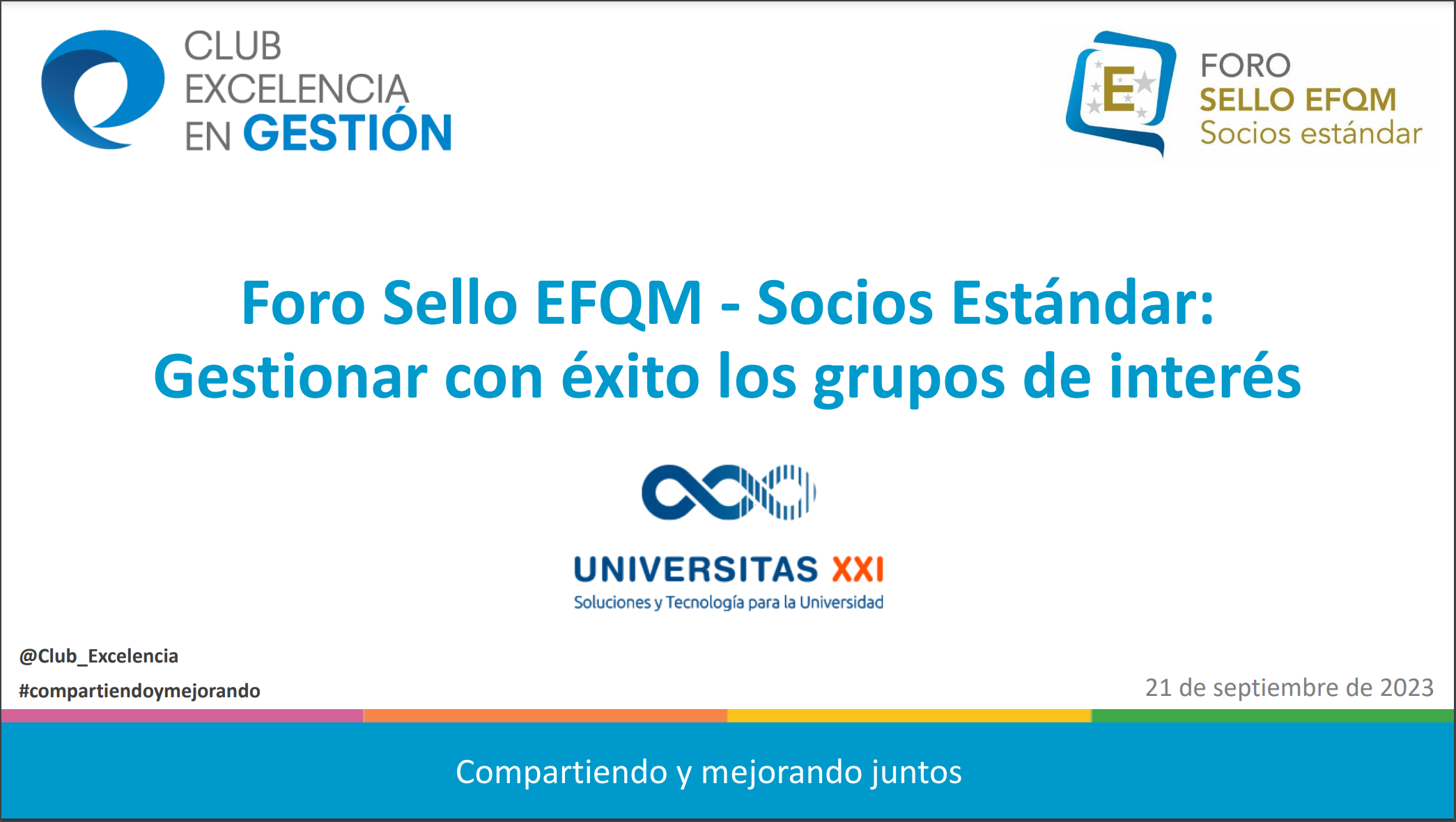 1 Foro Sello EFQM SE- Introduccion