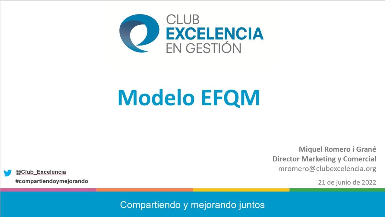 Jornada BBPP: El Modelo