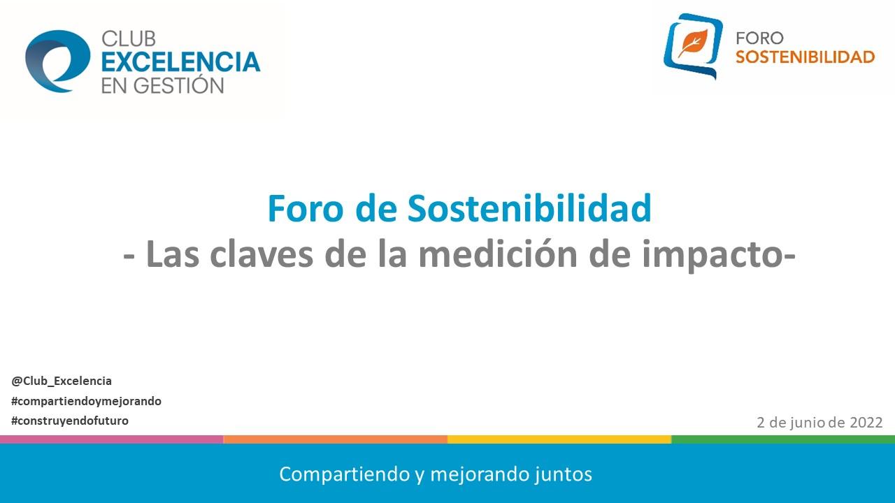 Foro Sostenibilidad