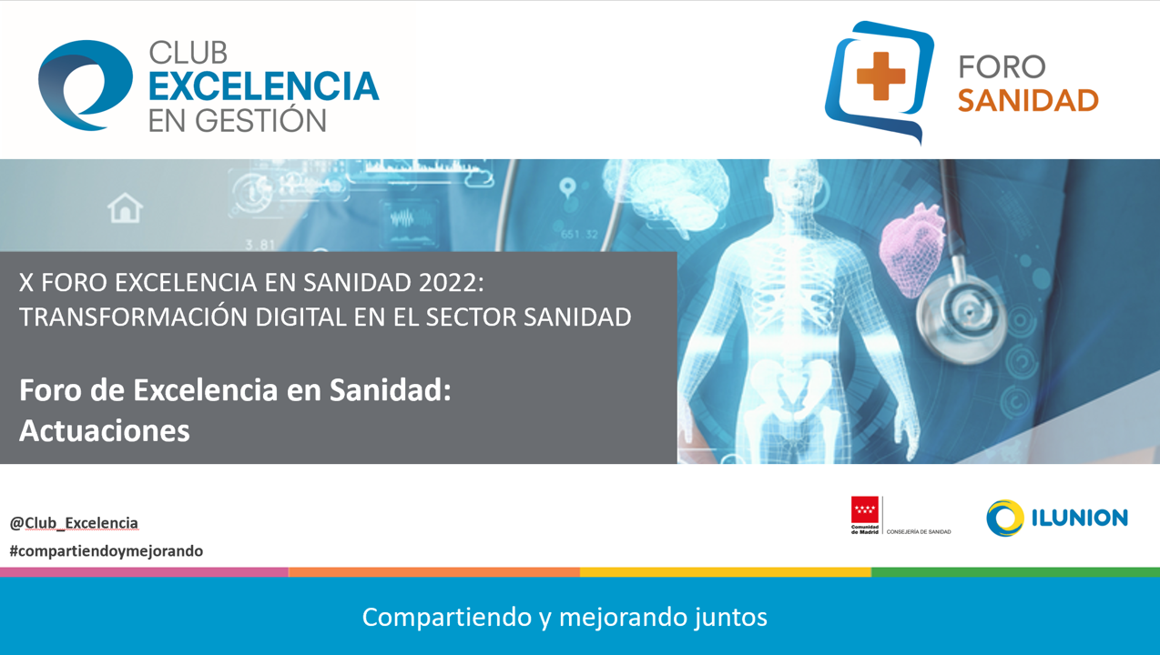 2- Foro de Excelencia en Sanidad- Actuaciones