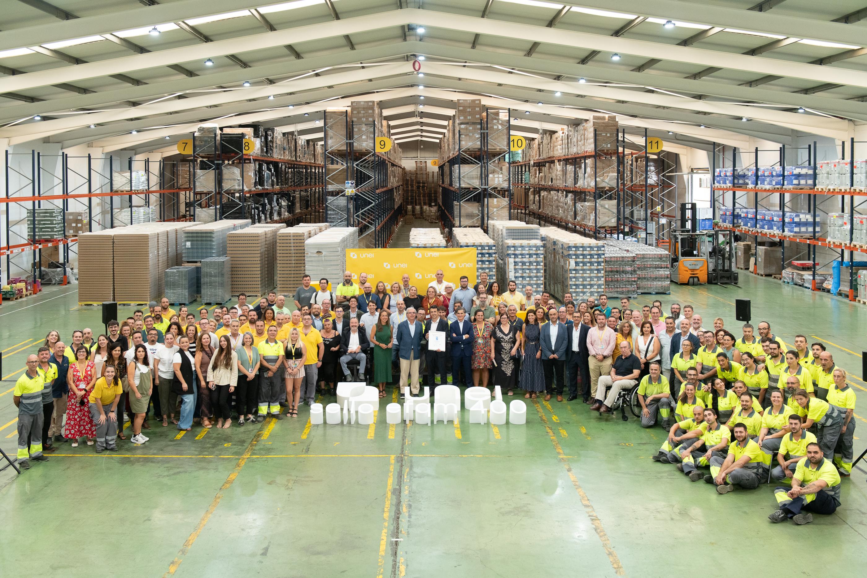 UNEI recibe el Sello EFQM 400 por su compromiso con la excelencia y la inclusión laboral