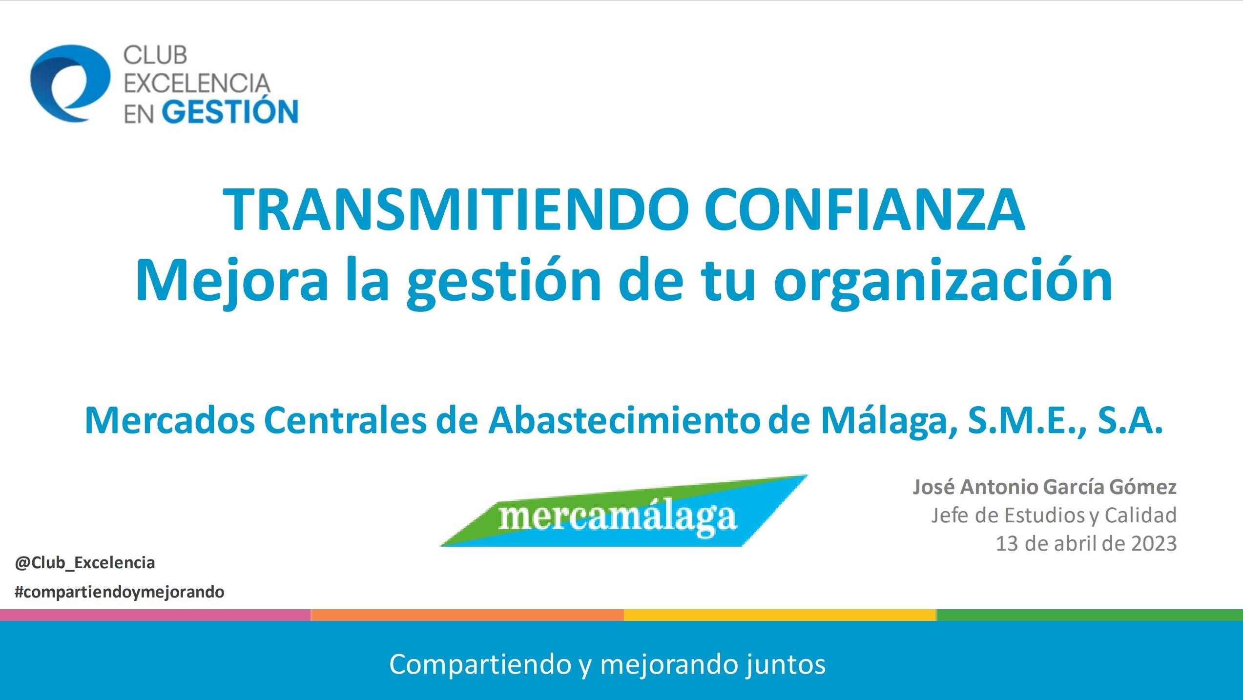 Transmitiendo confianza: Mejora la gestión de tu organización (Málaga)