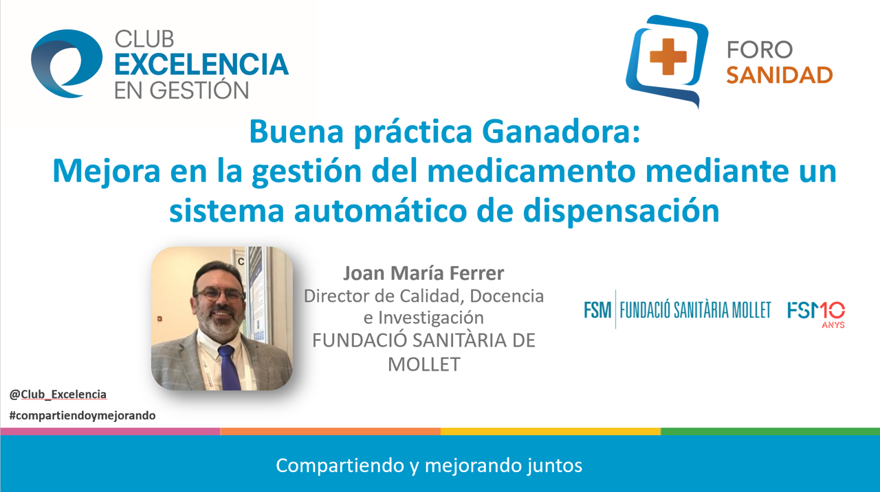 6- Premio Buenas Practicas- FUNDACIÓ SANITÀRIA DE MOLLET