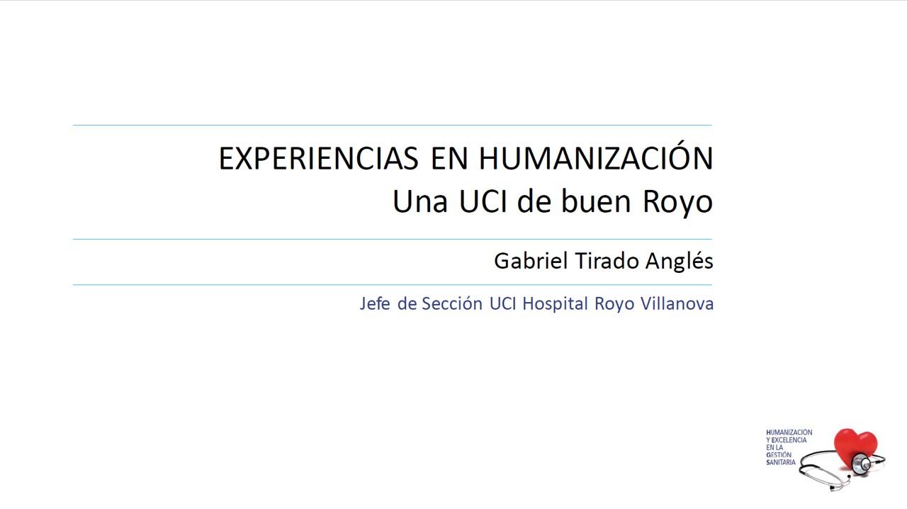 Una UCI de buen Royo - Gabriel Tirado