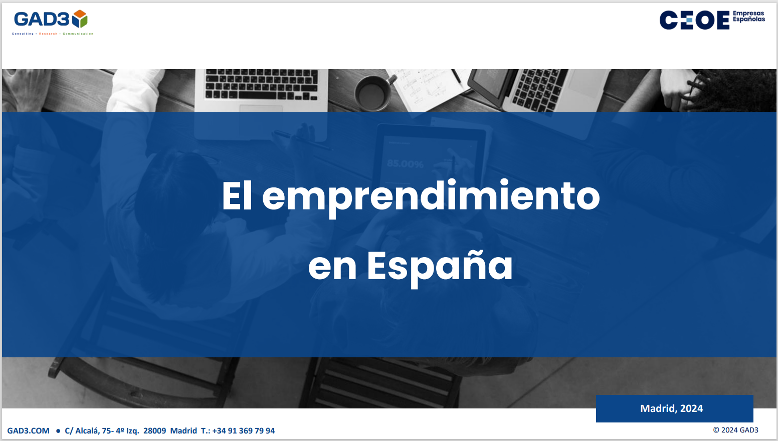 Emprendimiento en España CEOE
