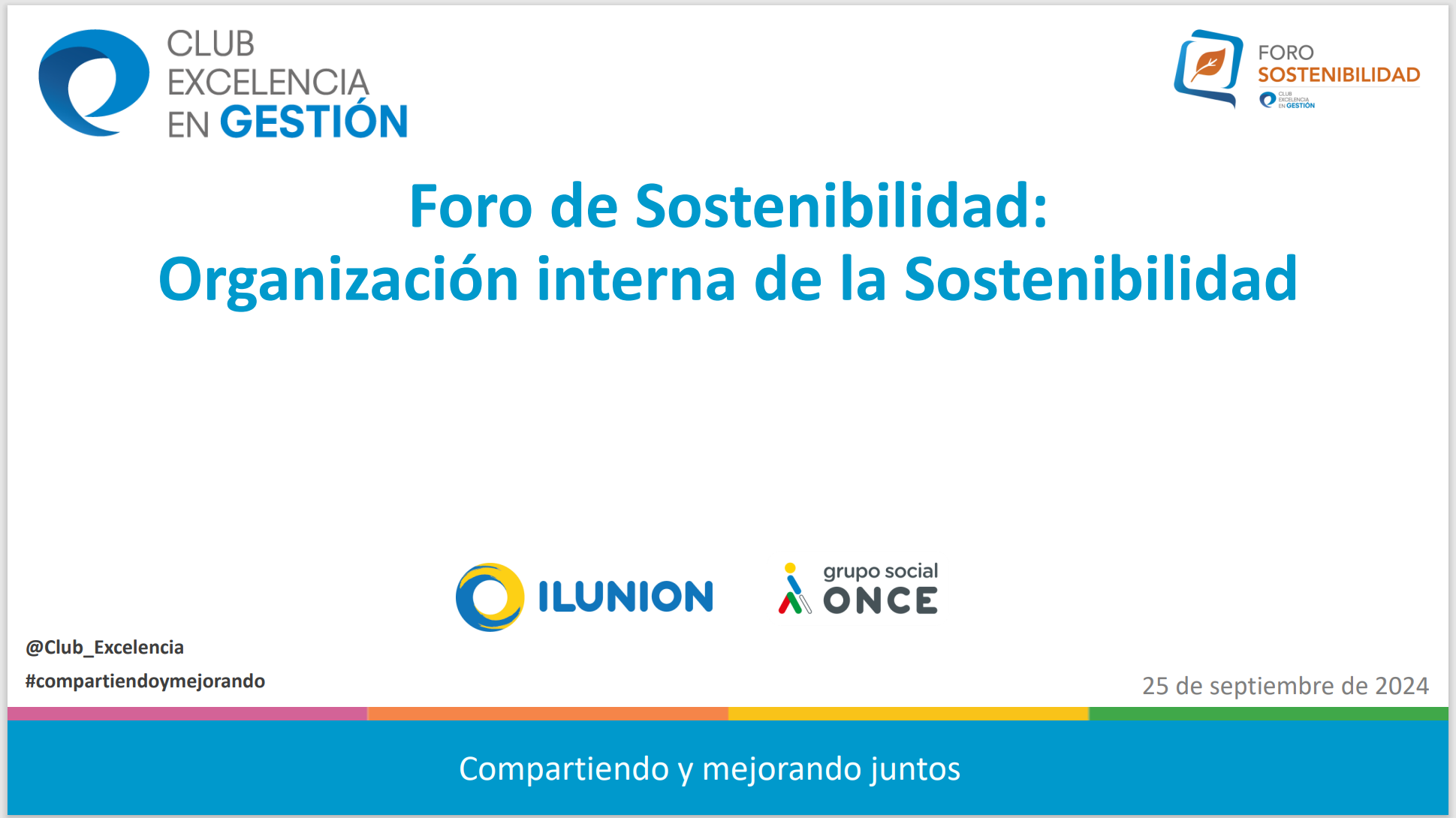 Foro Sost. ILUNION Sept 24