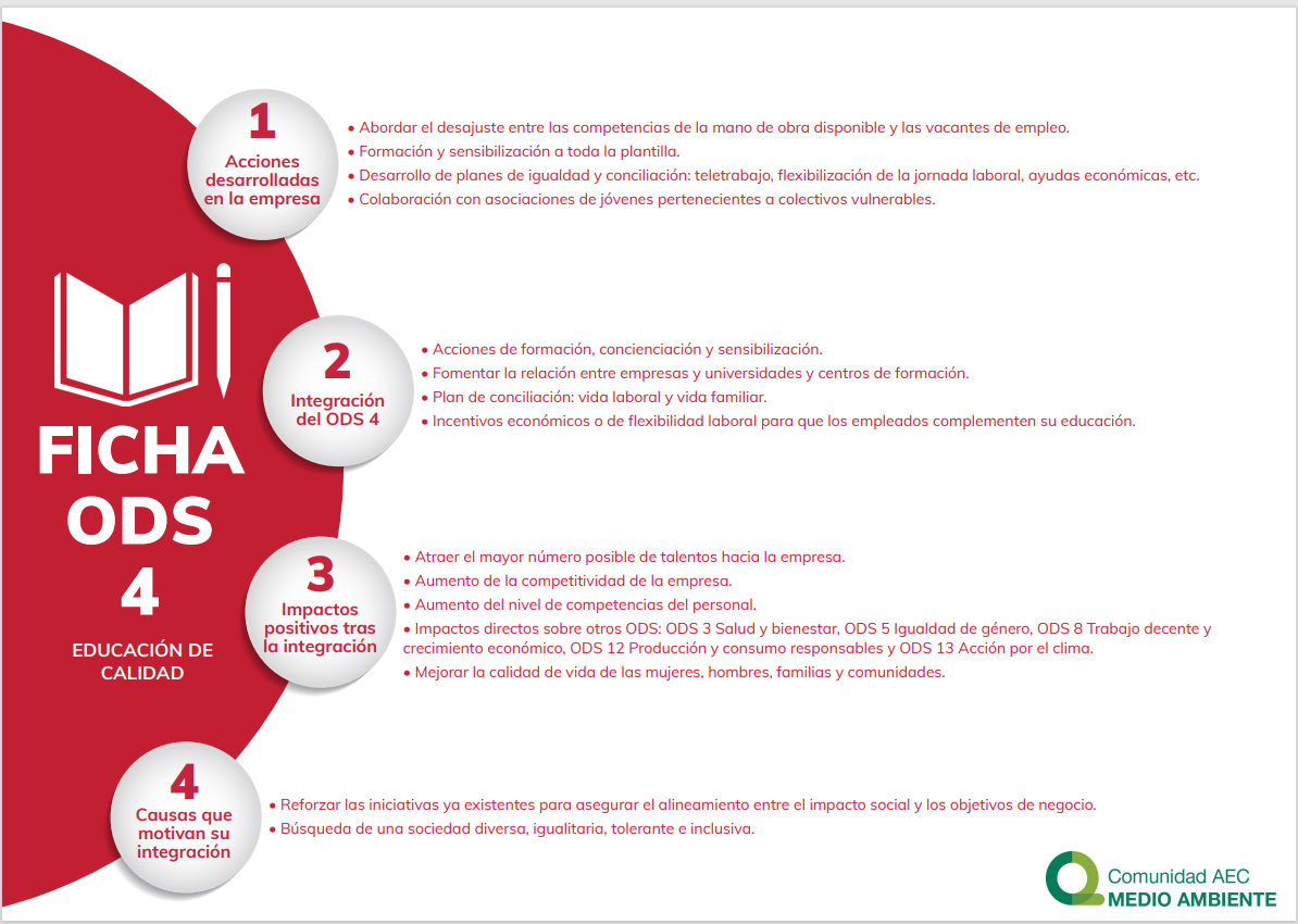 Inforgrafía ODS 4