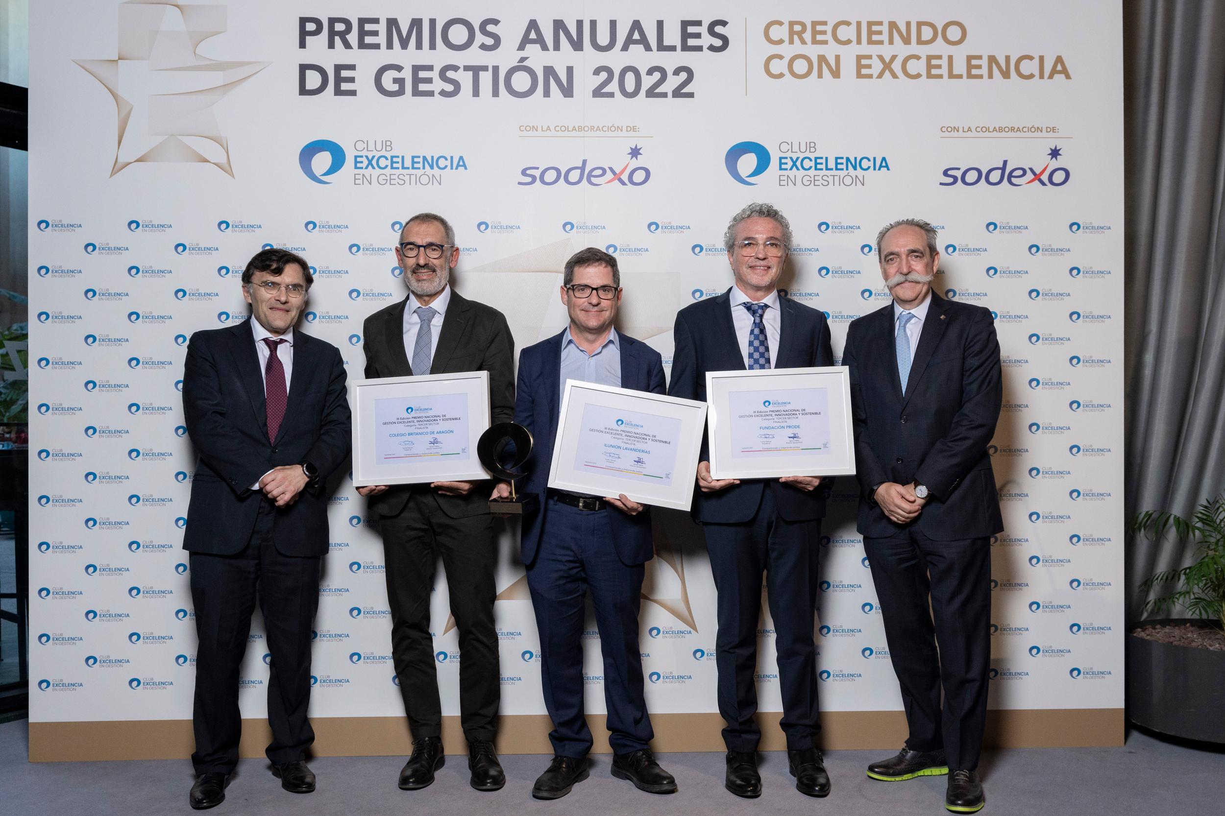 Finalistas y premiado GEIS 2022 tercer sector