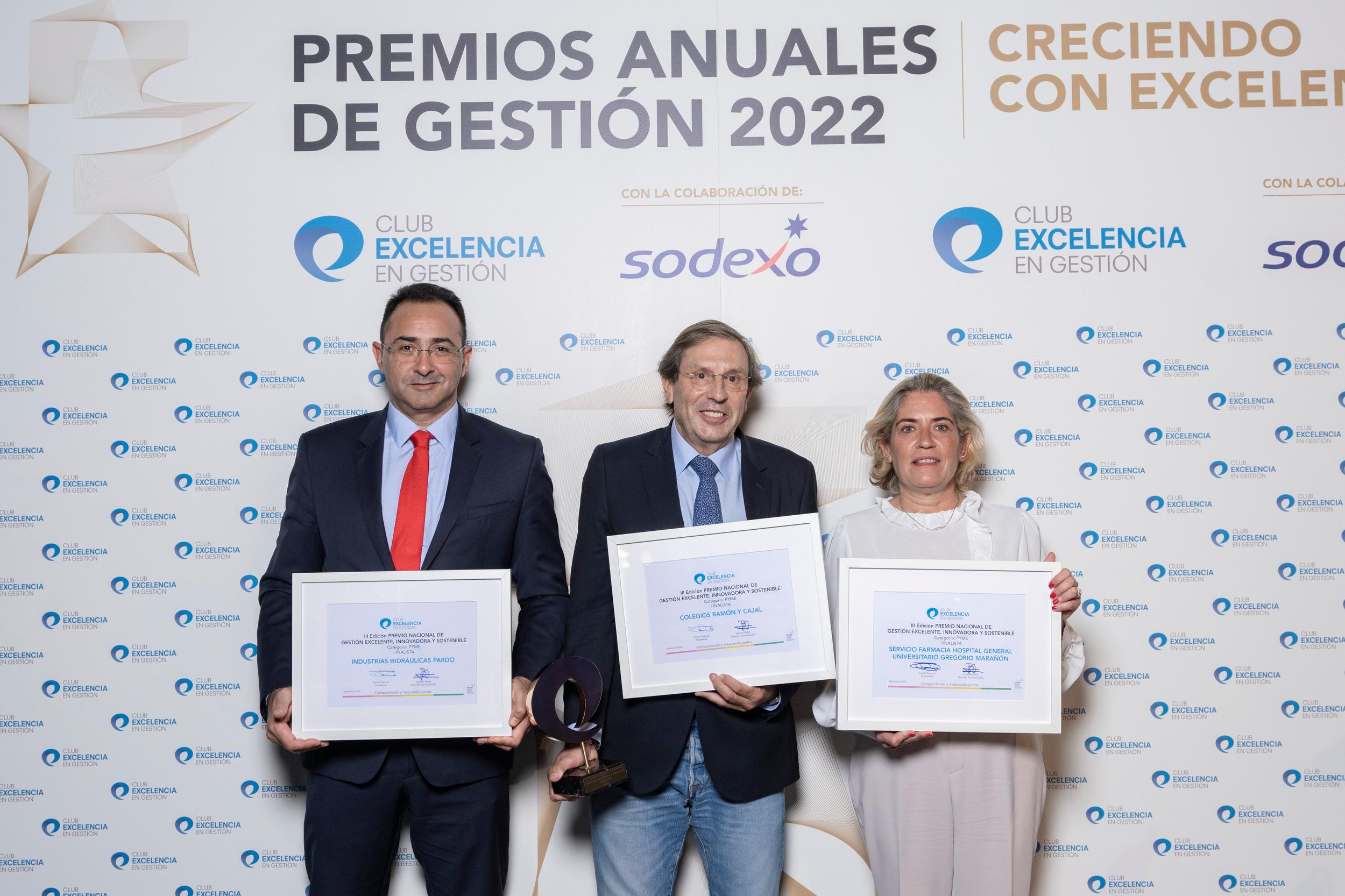 Finalistas y premiado GEIS 2022 pyme