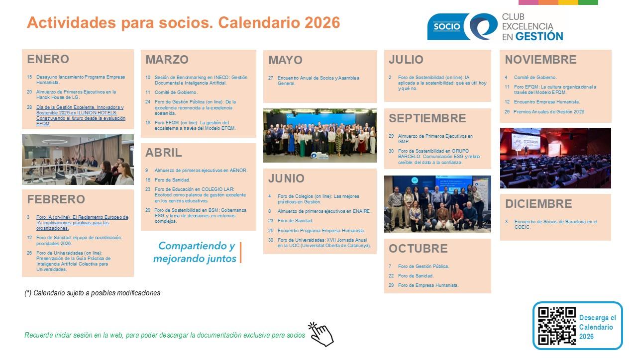 Calendario Actividades 2026