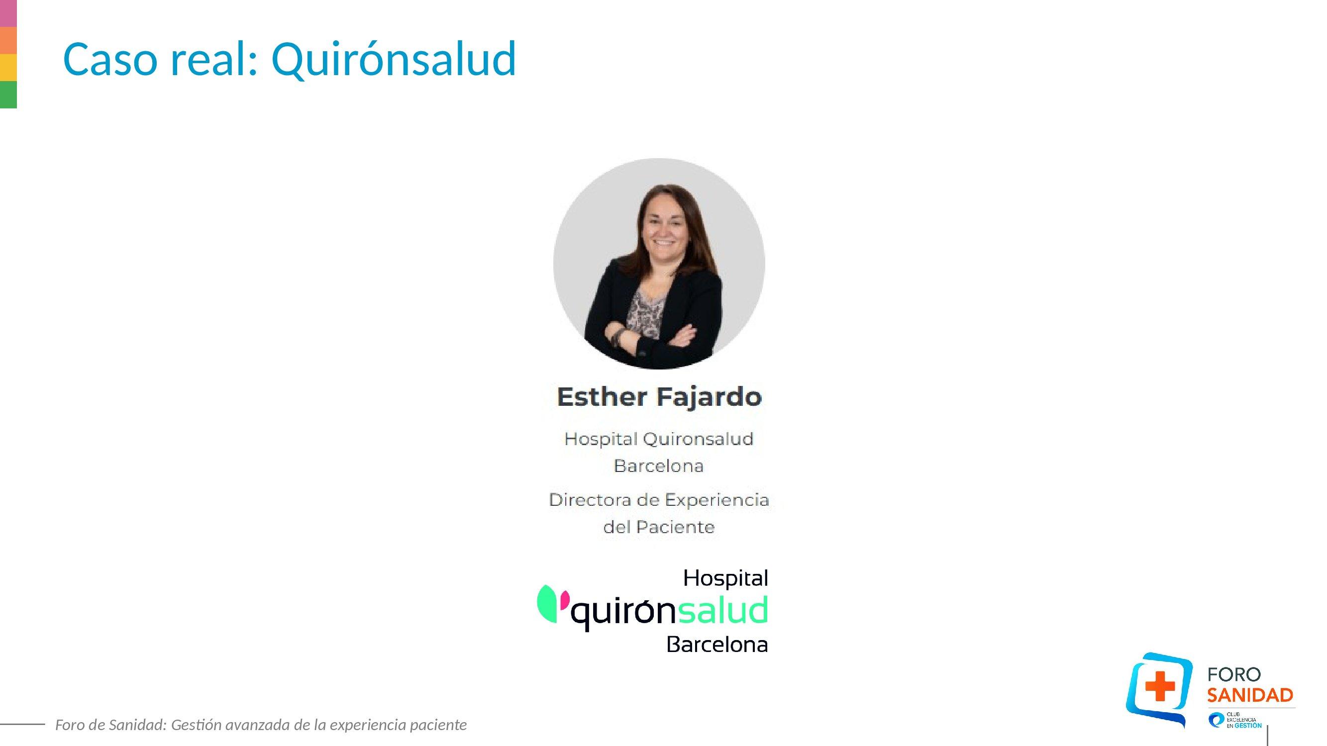 Presentación Hospital Quirón Salud - Foro de Sanidad: Gestión avanzada de la experiencia paciente