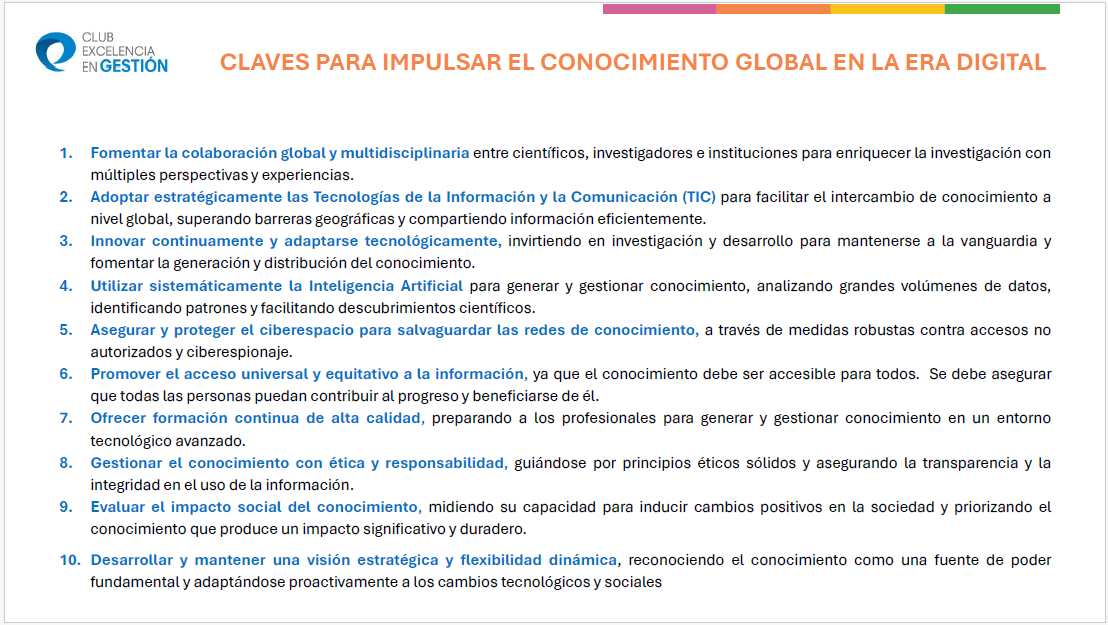 Claves impulsar conocimiento PPT