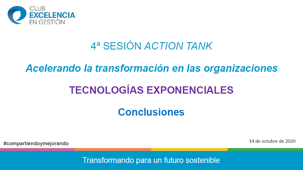4ª sesión. Action Tank para acelerar la transformación de las organizaciones