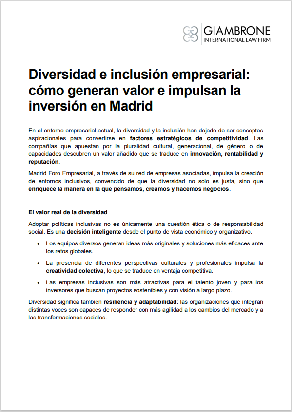 Diversidad e inclusión