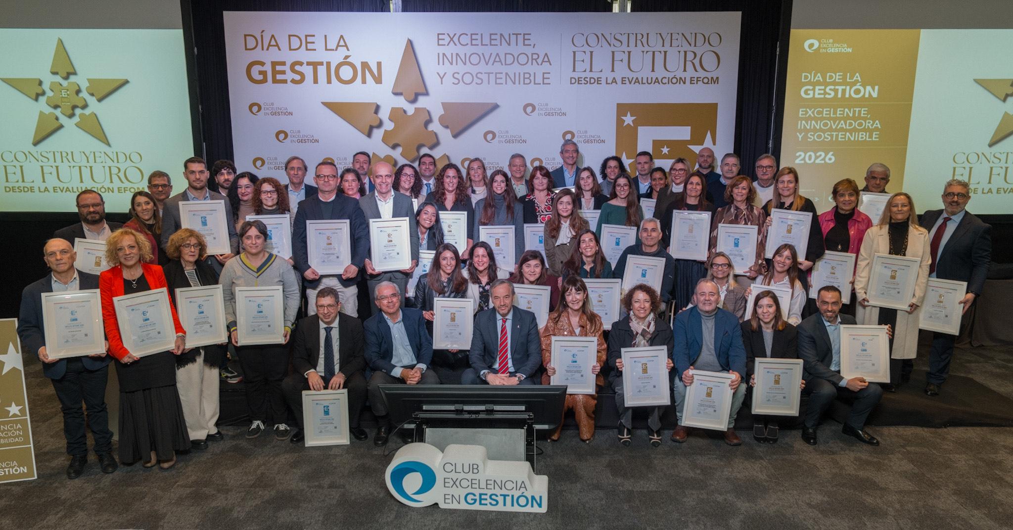 Dñia GEIS 2026_118 organizaciones reconocidas con Sello EFQM 2025