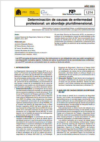 Enfermedad profesional