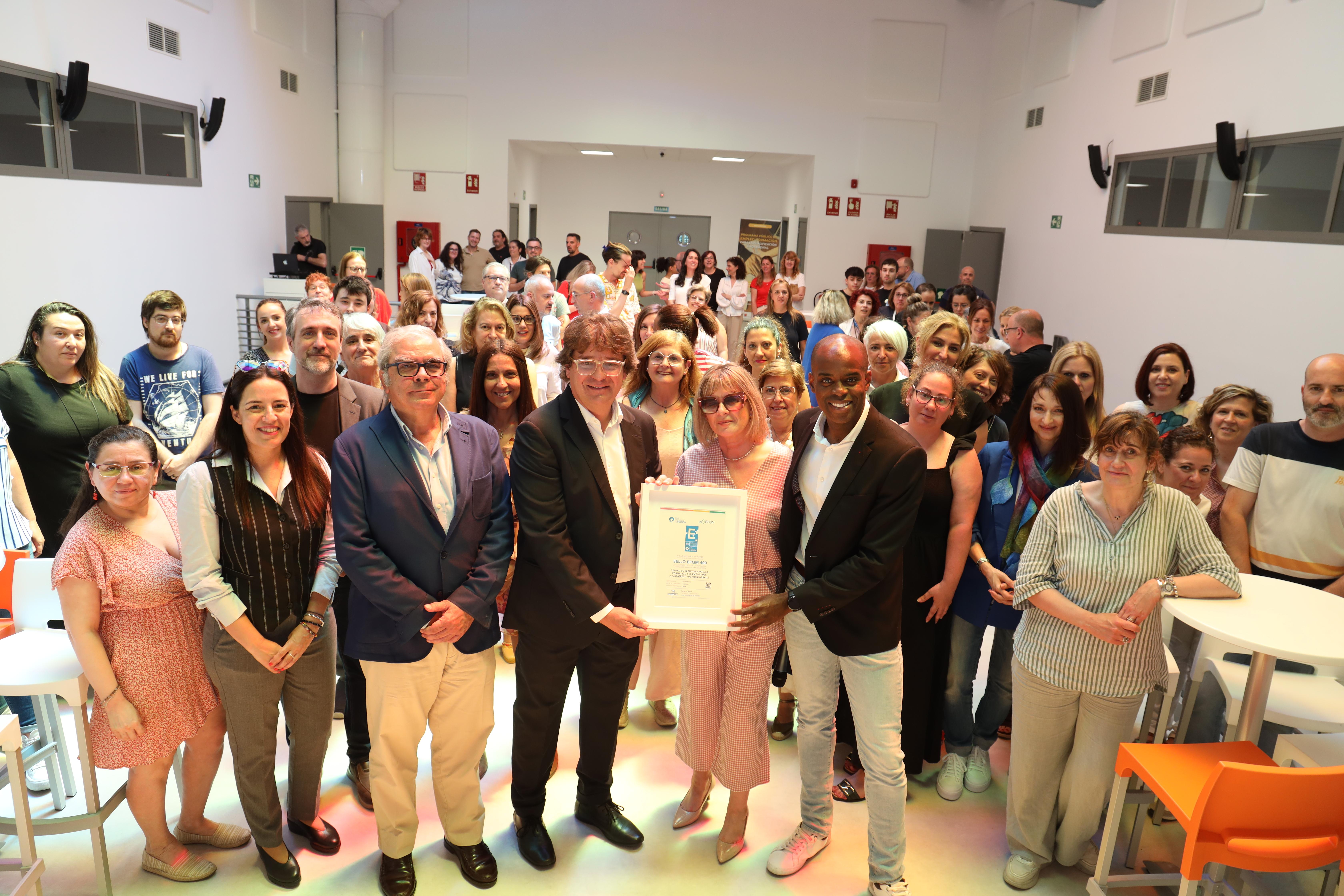 CIFE obtiene el Sello EFQM 400, consolidando su compromiso con la excelencia en la gestión pública