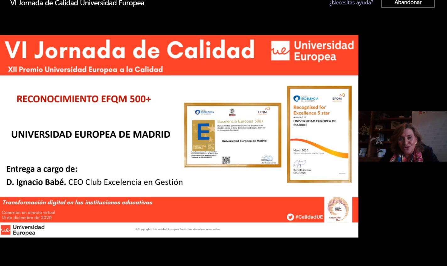 entrega sello Universidad Europea_online