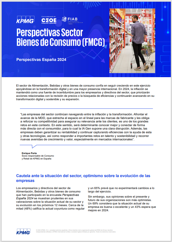 España. Bienes de consumo