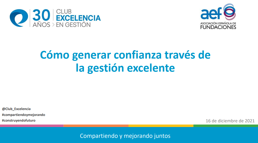 Experiencia con el Modelo EFQM - Fundación Once