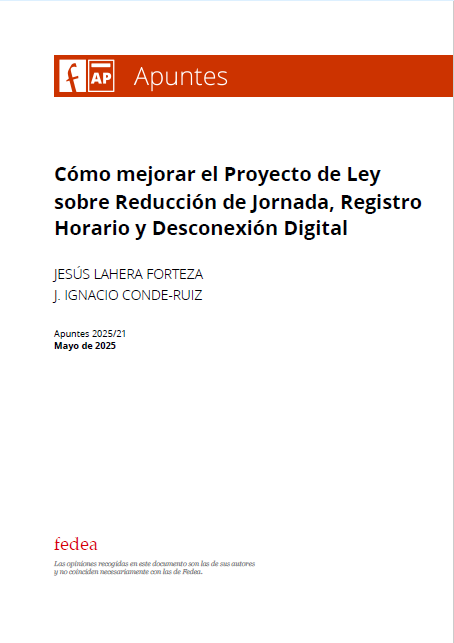 FEDEA_Proyecto ley sobre reducción de jornada