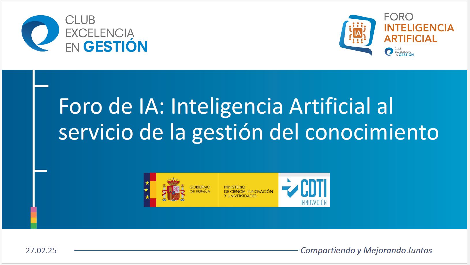 Foro de IA_IA al servicio de la gestión del conocimiento
