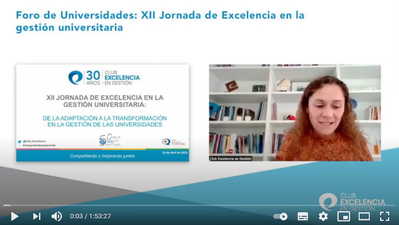 Grabación Jornada de Excelencia (1ª sesión)