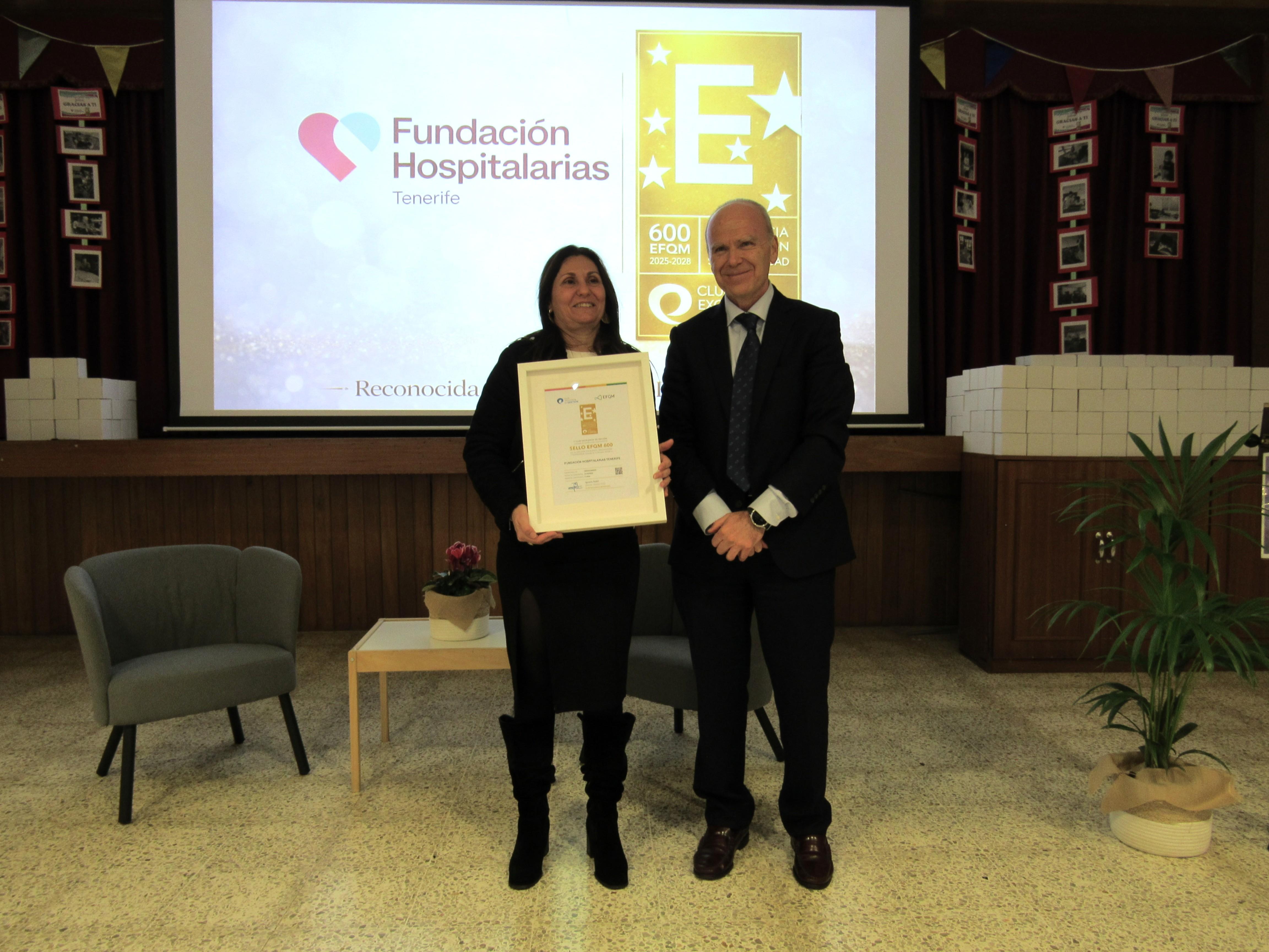 Entrega Sello EFQM 600 Fundación Hospitalarias Tenerife