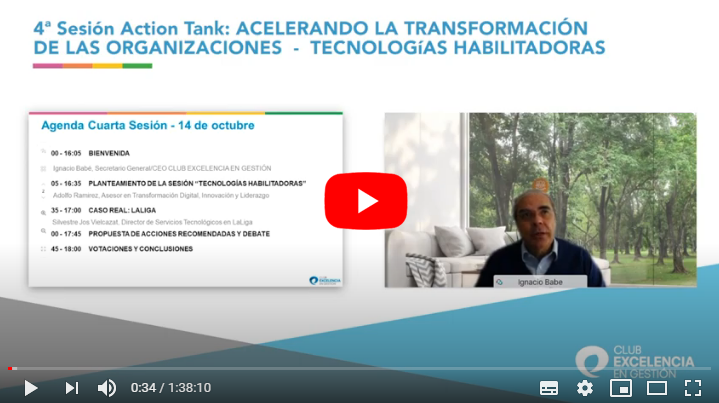 4ª Sesión Action Tank para Acelerar la Transformación de las Organizaciones