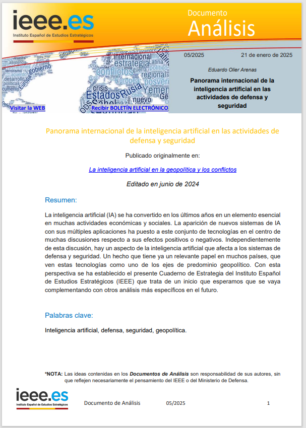 Ia artificial geopolítikca y conflictos