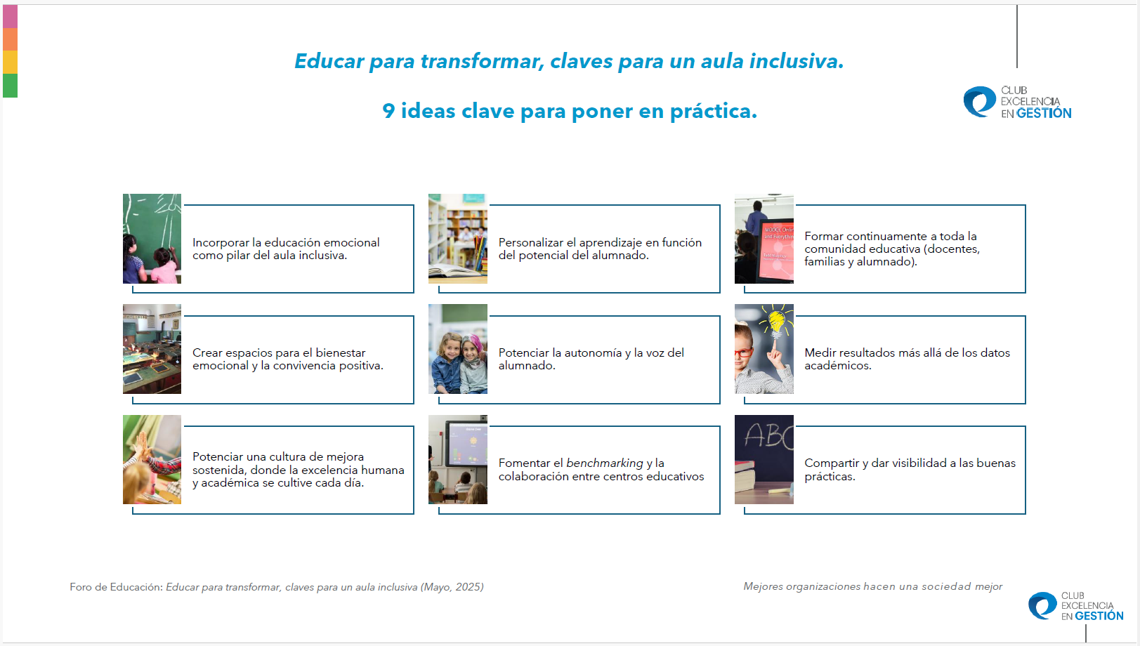 Ideas clave_Foro Educación_Claves aula inclusiva