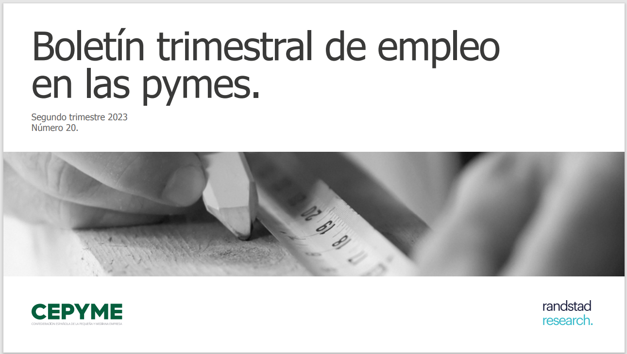 Imagen 1. Boletin trimestral de empleo en las pymes