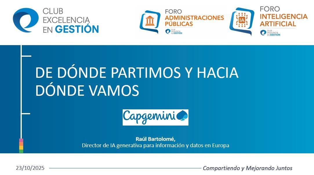 Imagen Capgemini. Foro IA y AAPP Oct. 25