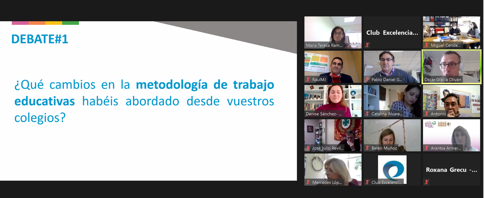 Reto de futuro en los coles - Debate