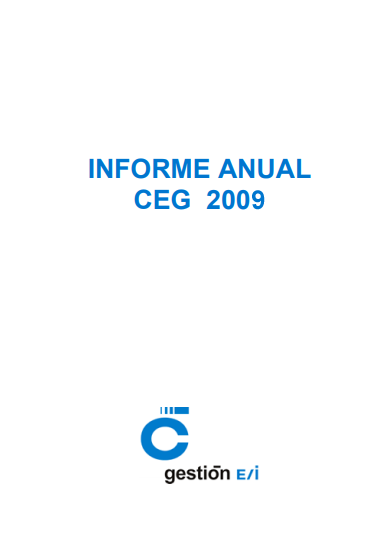 Informe Anual Club Excelencia en Gestión 2009