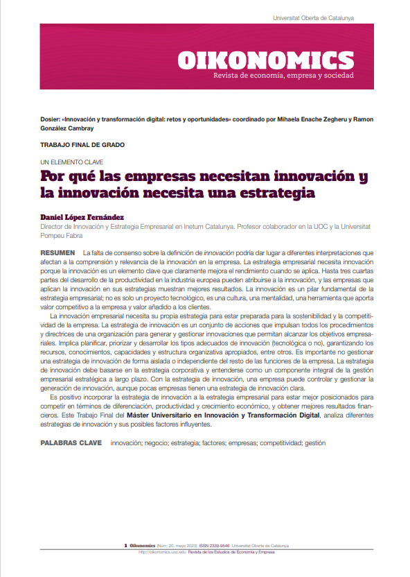 Innovación y estrategia