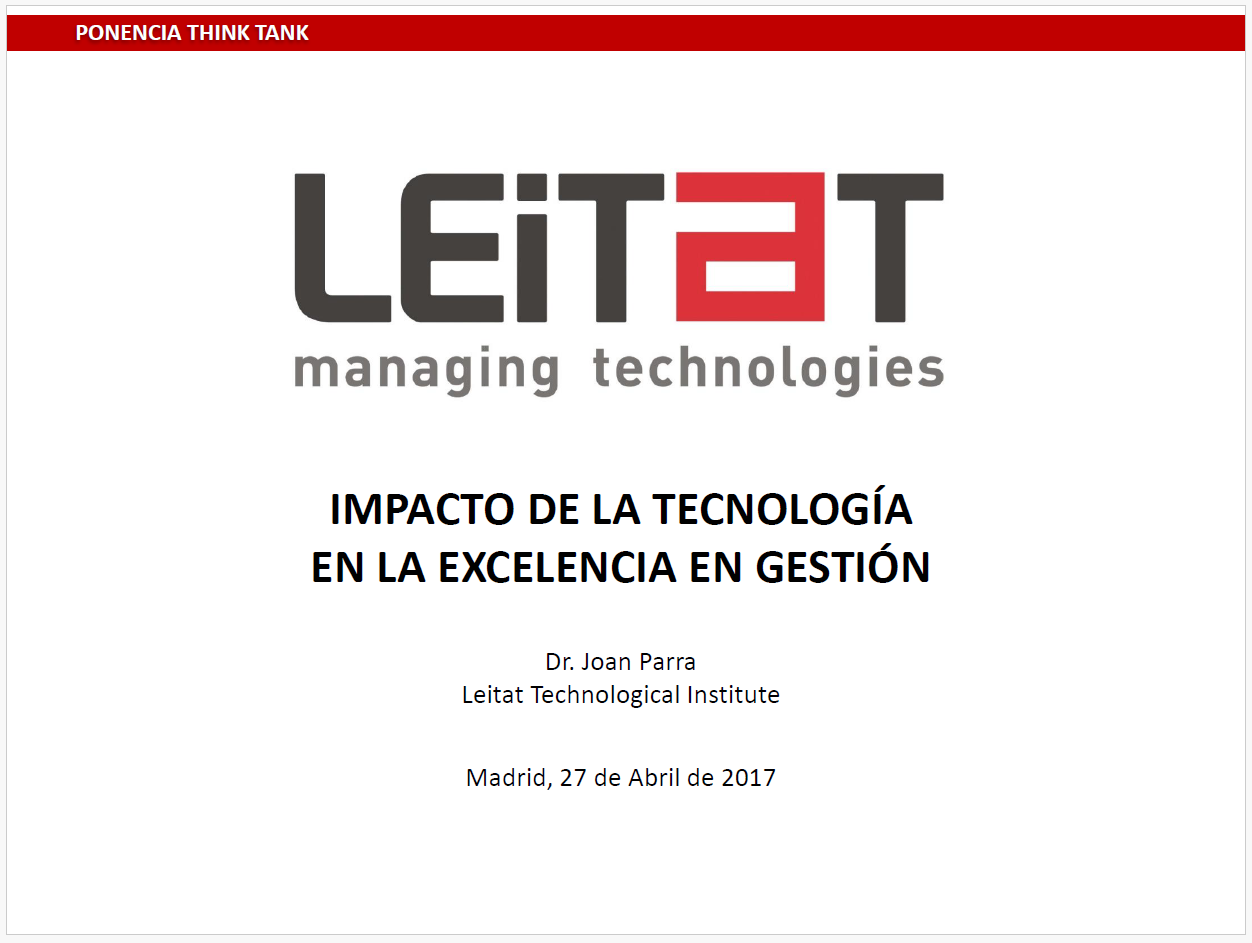 Joan Parra LEITAT Tecnología