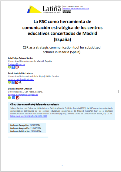 La RSC como herramienta de comunicación estratégica