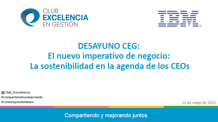 El nuevo imperativo de negocio: La sostenibilidad en la agenda de los CEOs