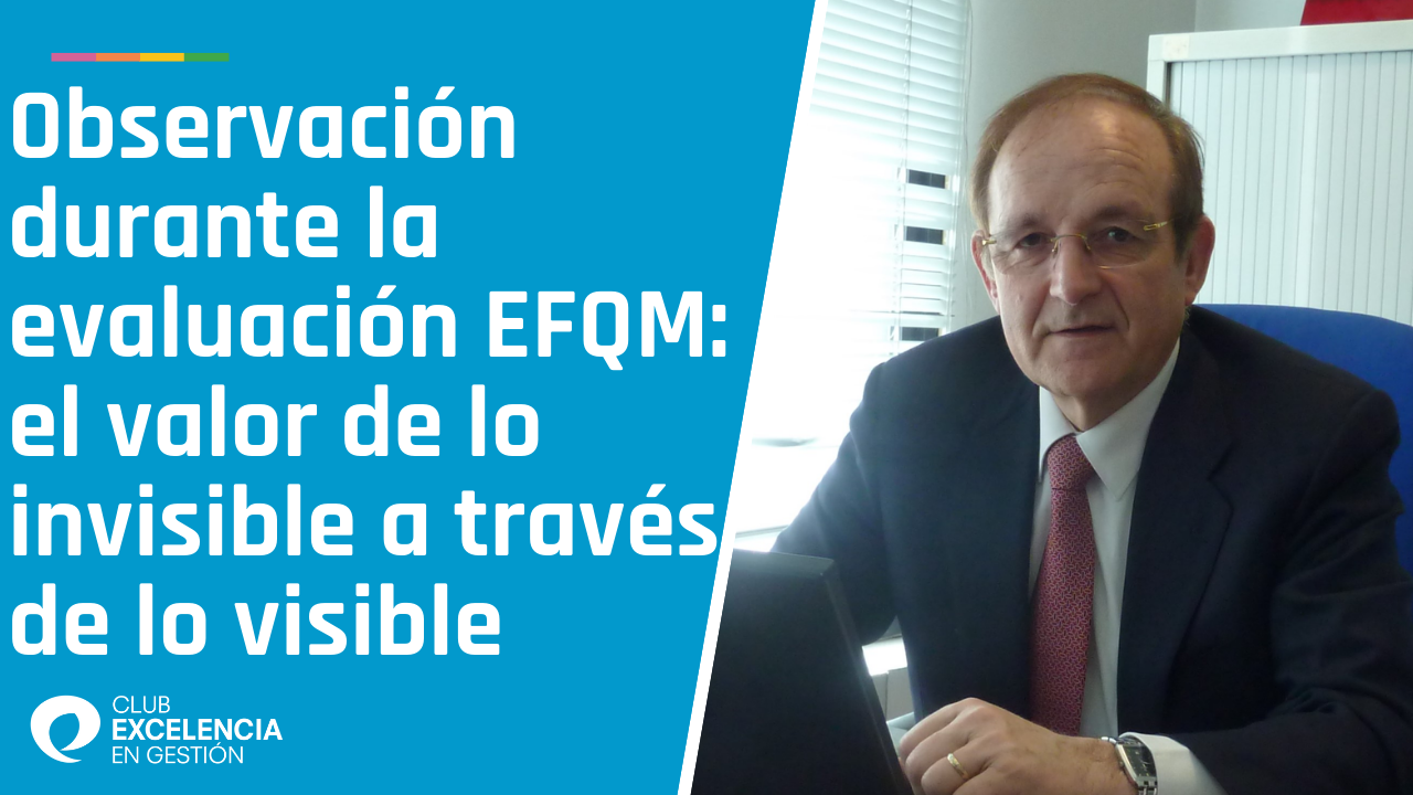 Observación durante la evaluación EFQM: el valor de lo invisible a través de lo visible