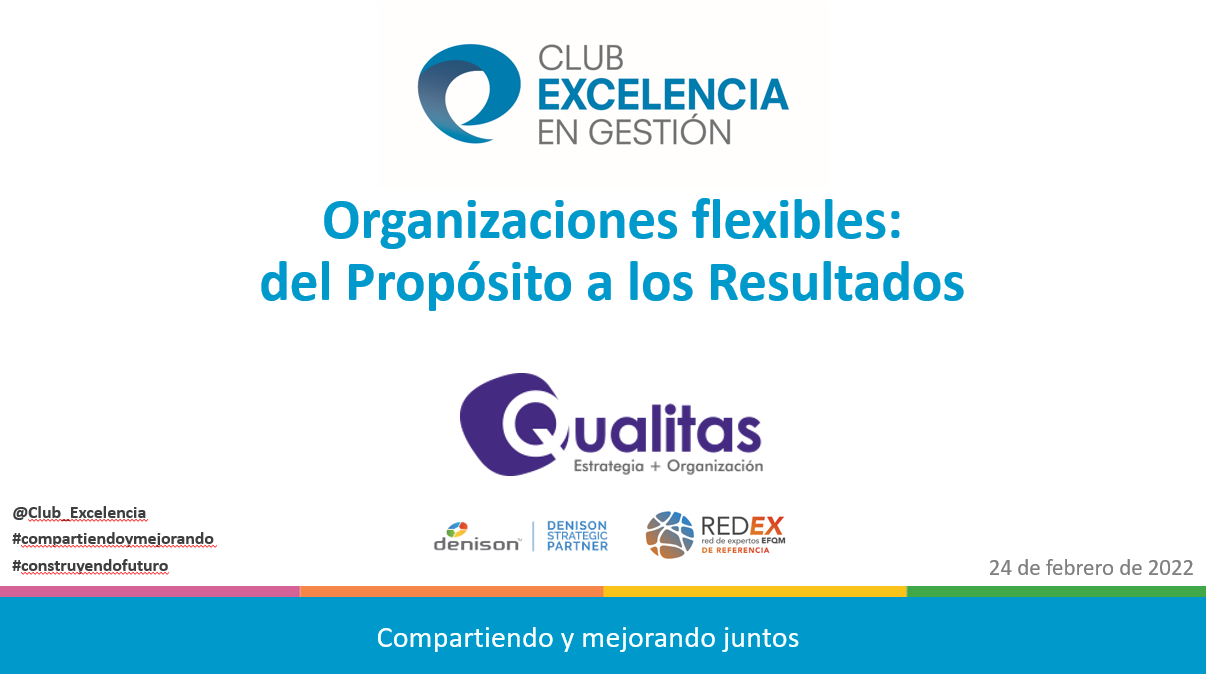Organizaciones flexibles: del Propósito a los Resultados