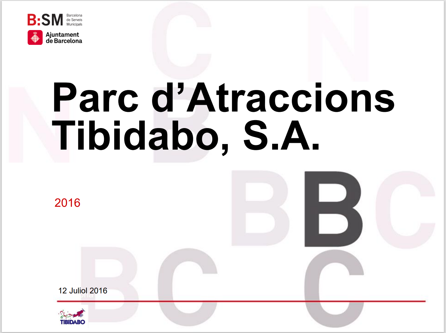 Parc Tibidabo 2012